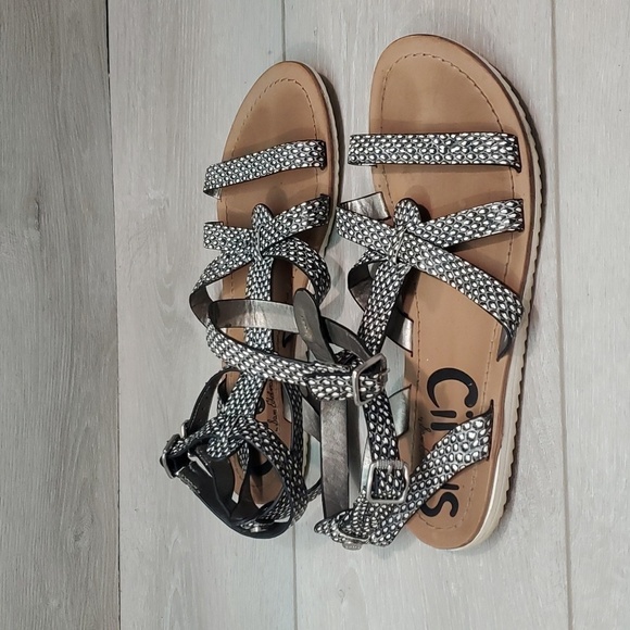 Circus by Sam Edelman Selma Jelly Gladiator Strappy Sandals Flats shoes - Picture 3 of 12